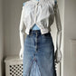 1950s 1960s *rare* Selvedge Big E Levi Jeans turned Skirt