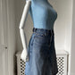 1950s 1960s *rare* Selvedge Big E Levi Jeans turned Skirt