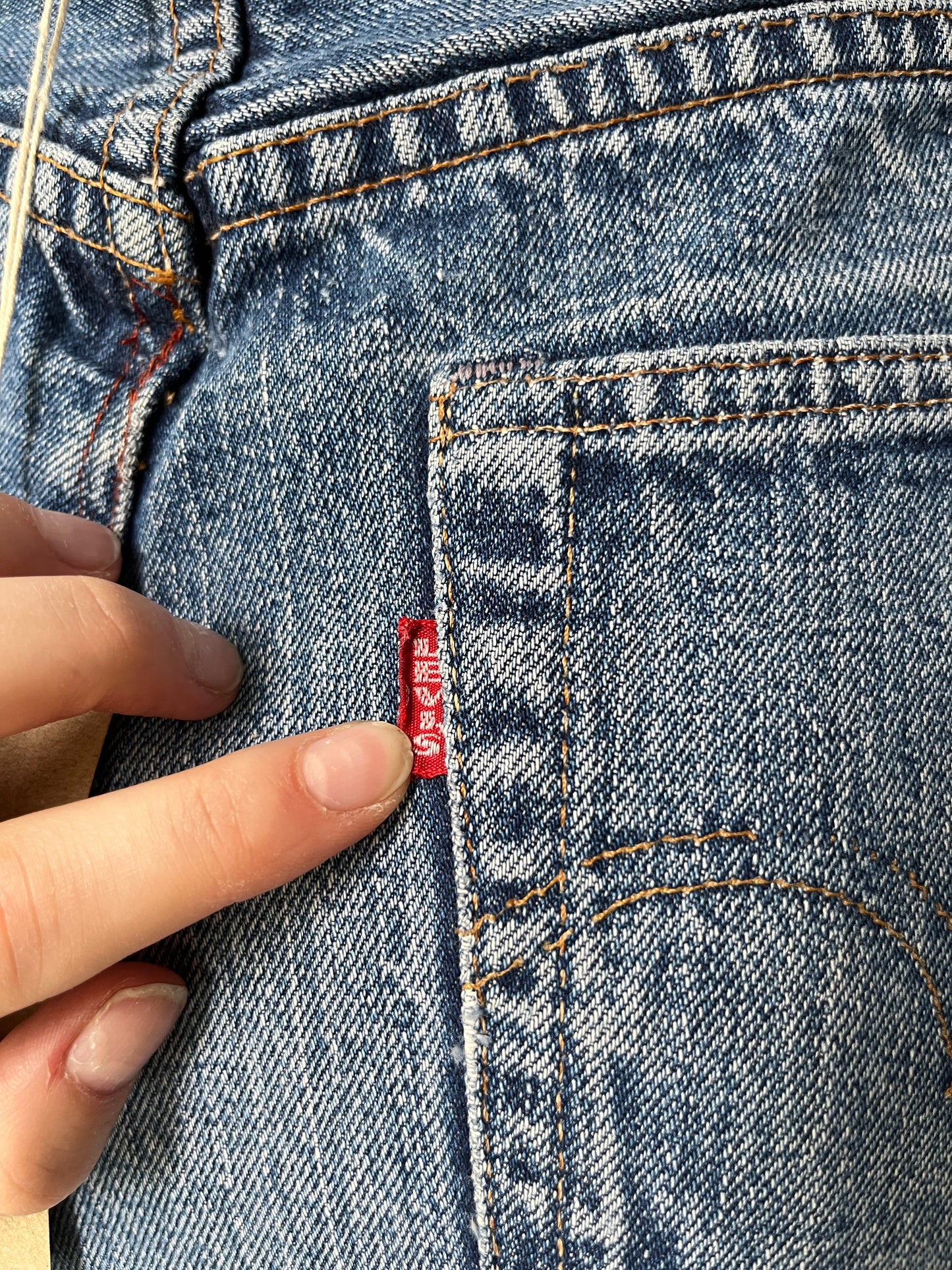 1950s 1960s *rare* Selvedge Big E Levi Jeans turned Skirt