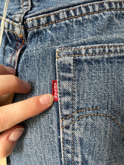 1950s 1960s *rare* Selvedge Big E Levi Jeans turned Skirt