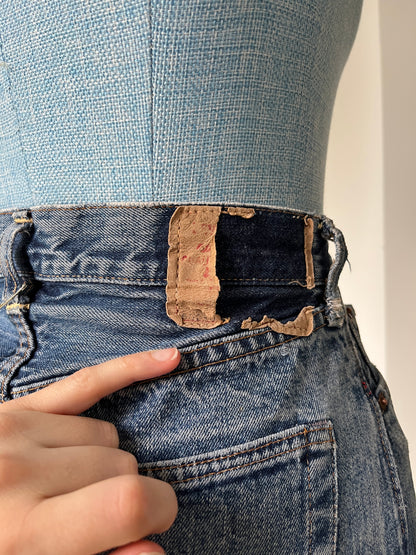 1950s 1960s *rare* Selvedge Big E Levi Jeans turned Skirt