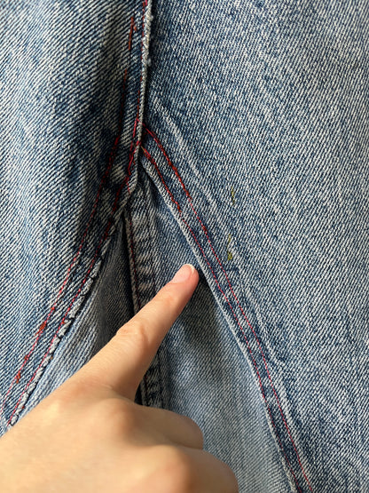 1950s 1960s *rare* Selvedge Big E Levi Jeans turned Skirt