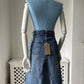 1950s 1960s *rare* Selvedge Big E Levi Jeans turned Skirt