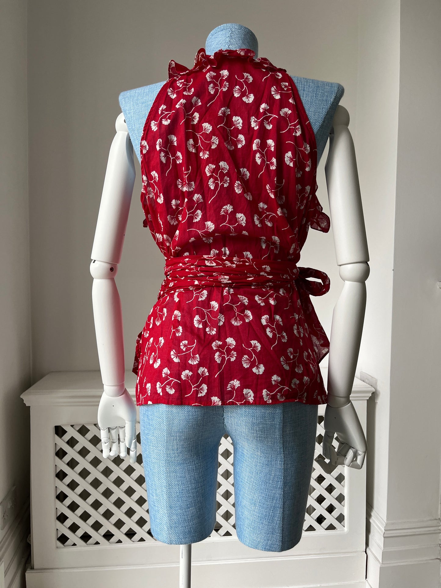 2010s 'Ralph Lauren' Wrapover Blouse