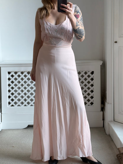 1940s Pink Nightdress Slip