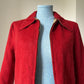 1940s Red Wool Chore Coat