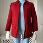1940s Red Wool Chore Coat