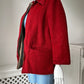 1940s Red Wool Chore Coat