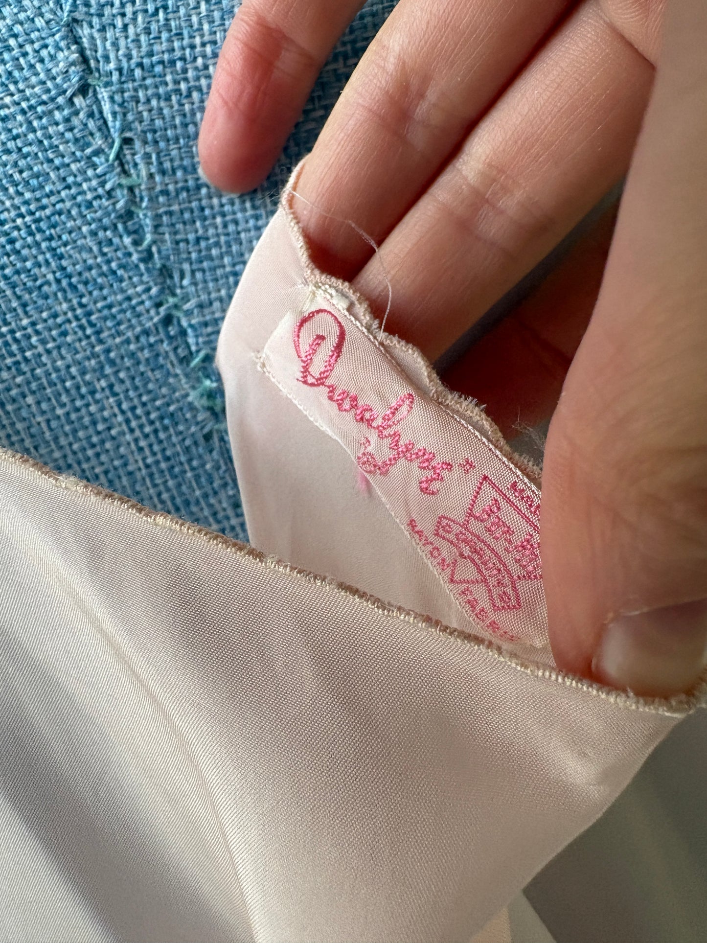 1940s Pink Nightdress Slip