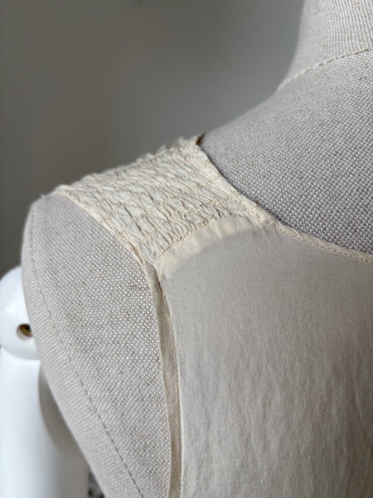 1930s Silk Bias Nightdress Slip with Tie