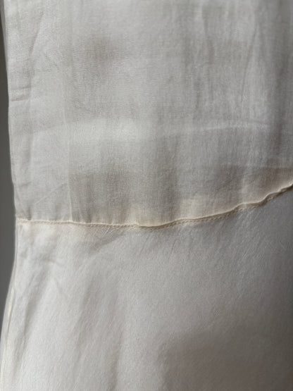 1930s Silk Bias Nightdress Slip with Tie