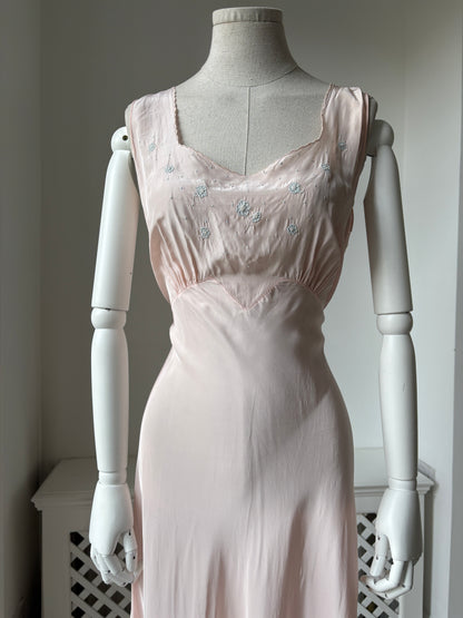 1940s Pink Nightdress Slip