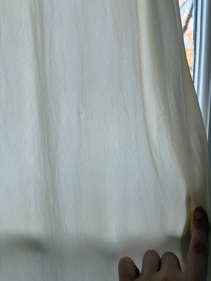 1930s Silk Bias Nightdress Slip with Tie