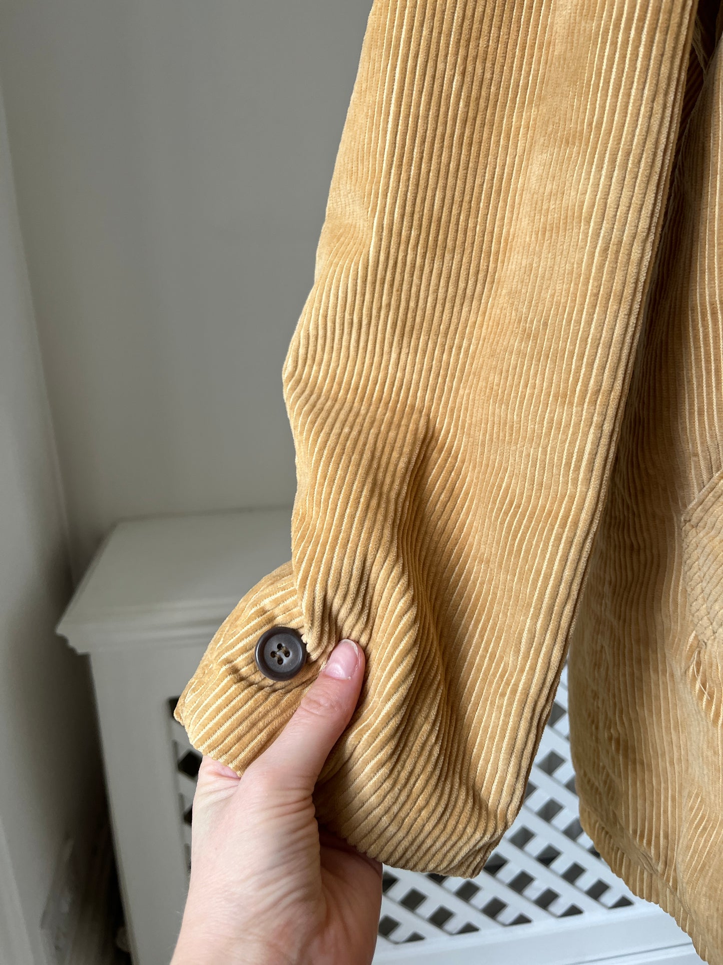 1970s Fleece Lined Corduroy Chore Jacket