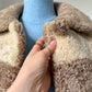 1960s Brown & Cream Faux Shearling Coat