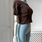 1970s Brown Cotton Tee
