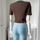 1970s Brown Cotton Tee