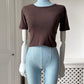 1970s Brown Cotton Tee