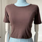1970s Brown Cotton Tee