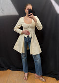 2000s Bridal Structured Jacket