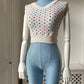 1950s Cotton Polka Dot Blouse