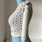1950s Cotton Polka Dot Blouse