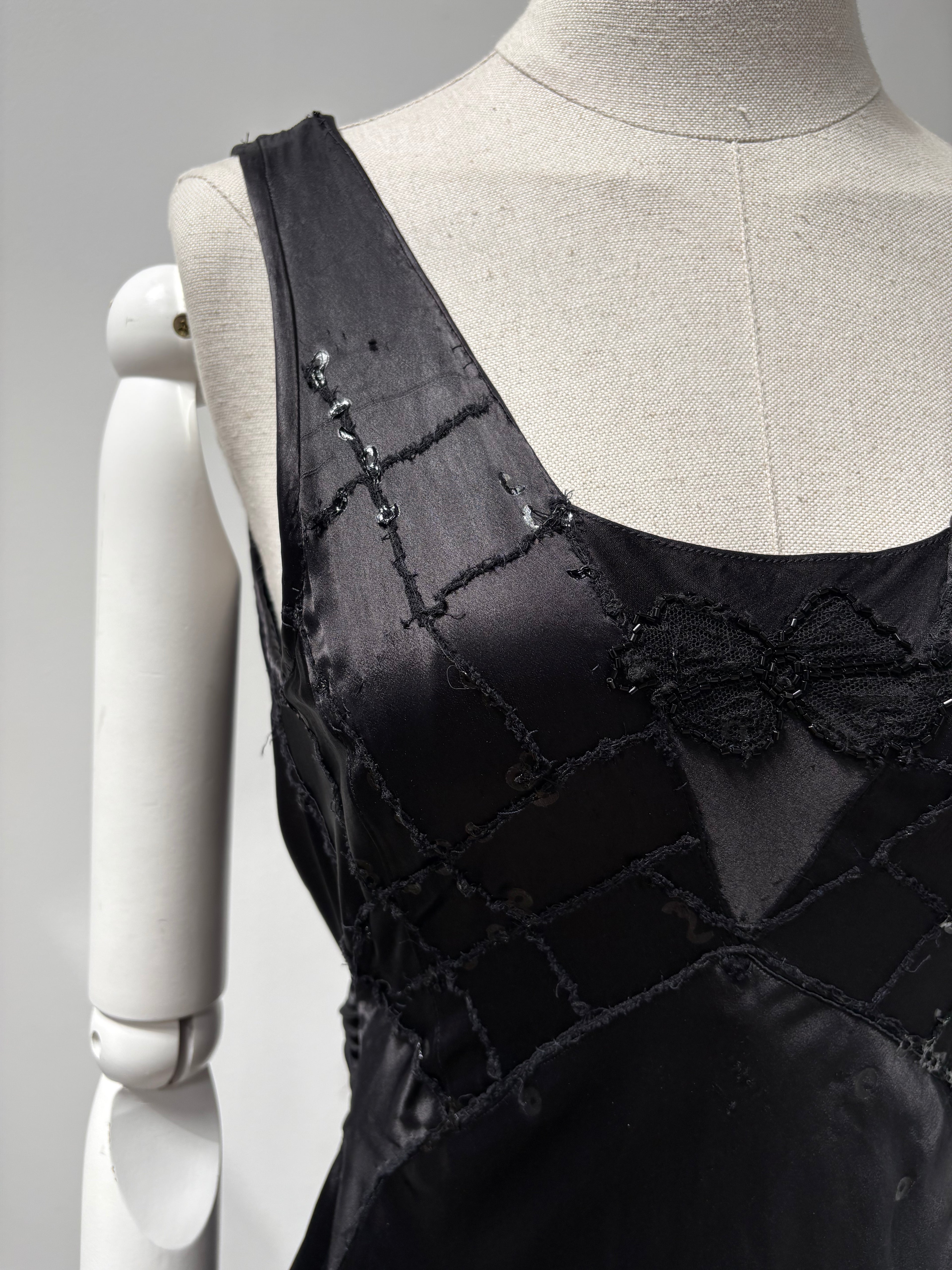 1930s Satin Evening Dress