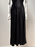 1930s Satin Evening Dress