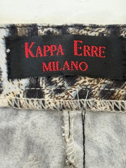 2000s Y2K Italian Leopard Print Trousers