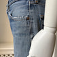 2000s 'Levis' 501 Patched Up Straight Leg Jeans