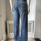 2000s 'Levis' 501 Patched Up Straight Leg Jeans