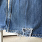 2000s 'Levis' 501 Patched Up Straight Leg Jeans