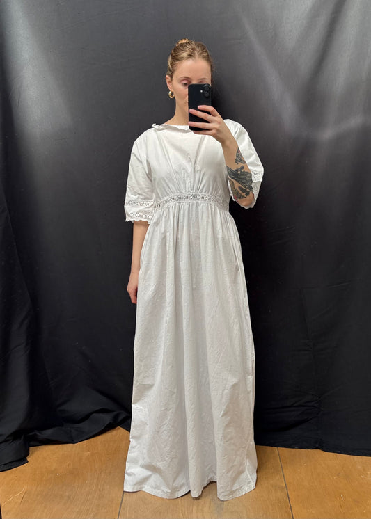 c.1900s White Cotton Nightdress