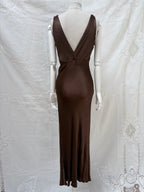 2000s 'Ghost' Brown Dress