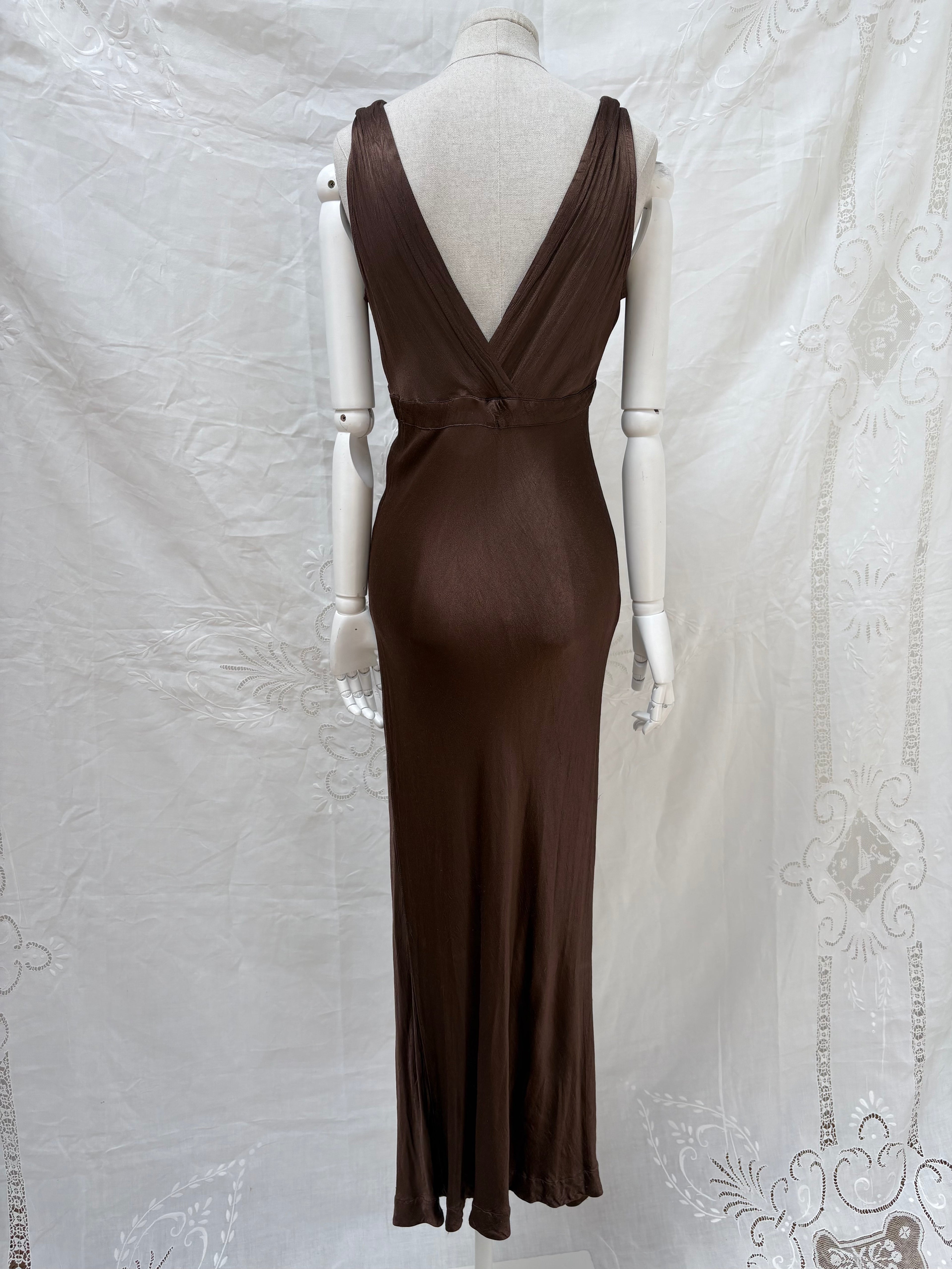 2000s 'Ghost' Brown Dress