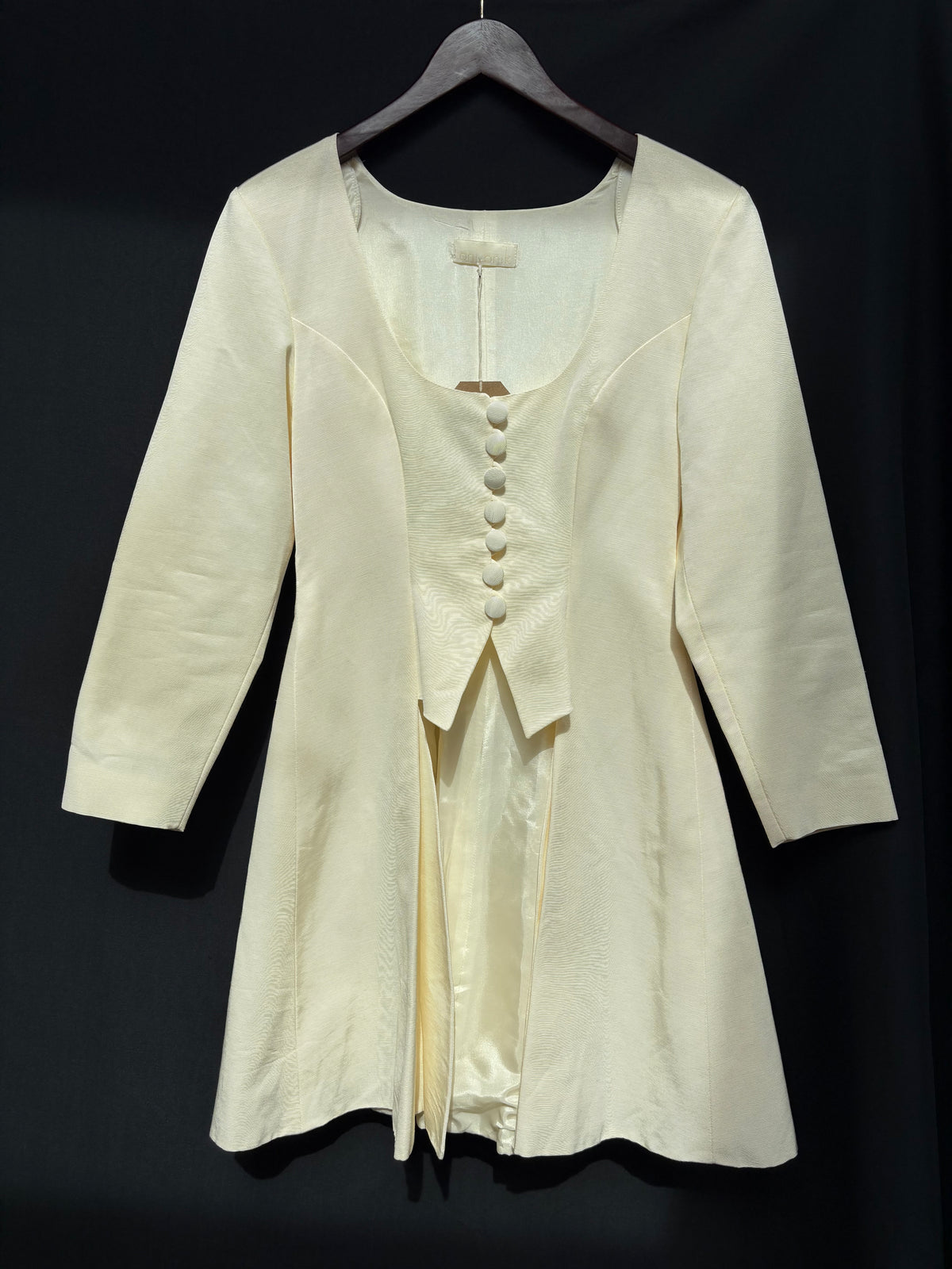 1990s 'Yoni Onik' Ivory Faille Bridal Jacket