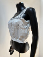 1910s Pure Cotton Corset Cover