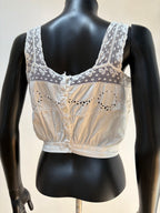 1910s Pure Cotton Corset Cover