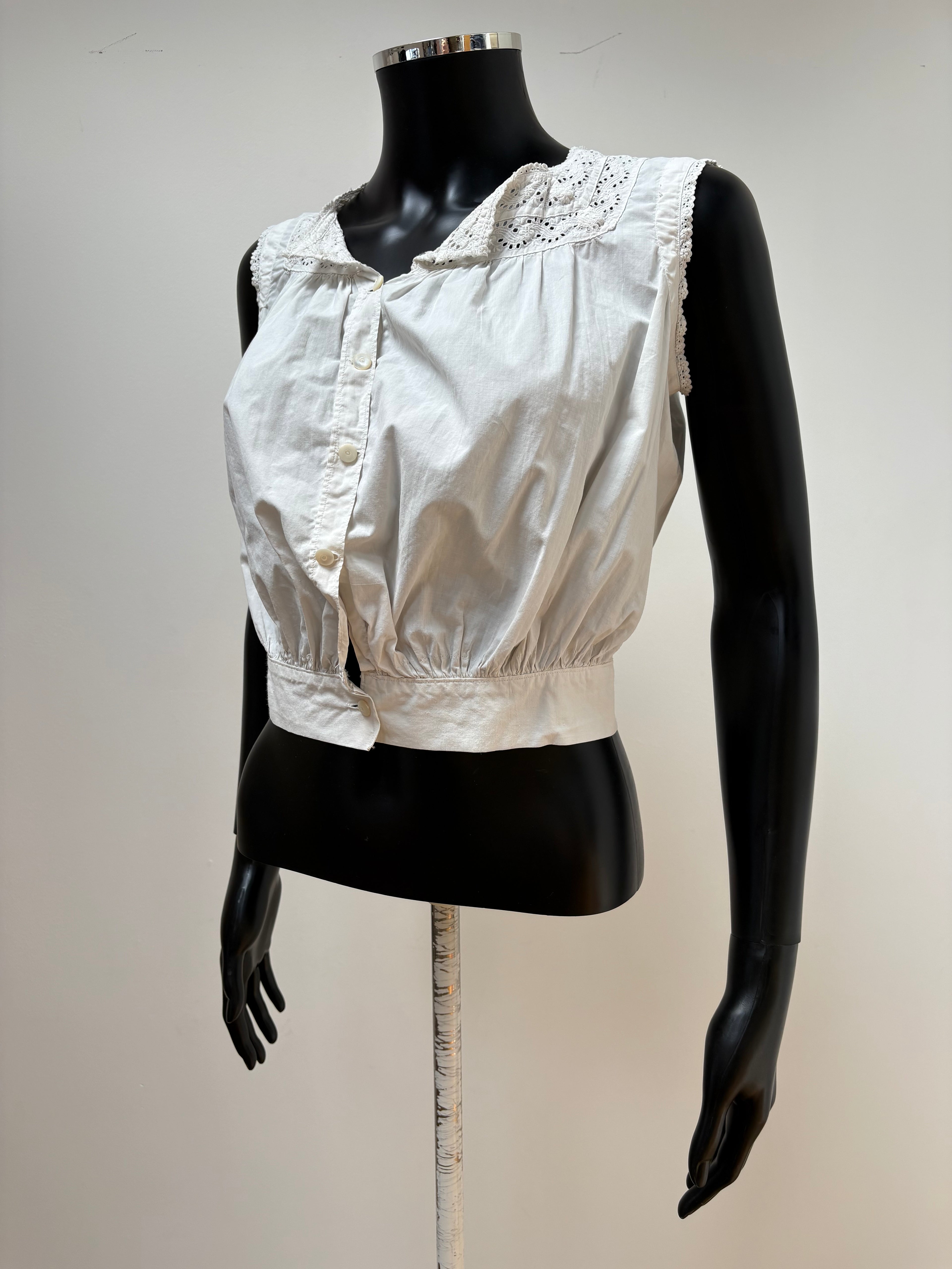 1900s Pure Cotton Corset Cover