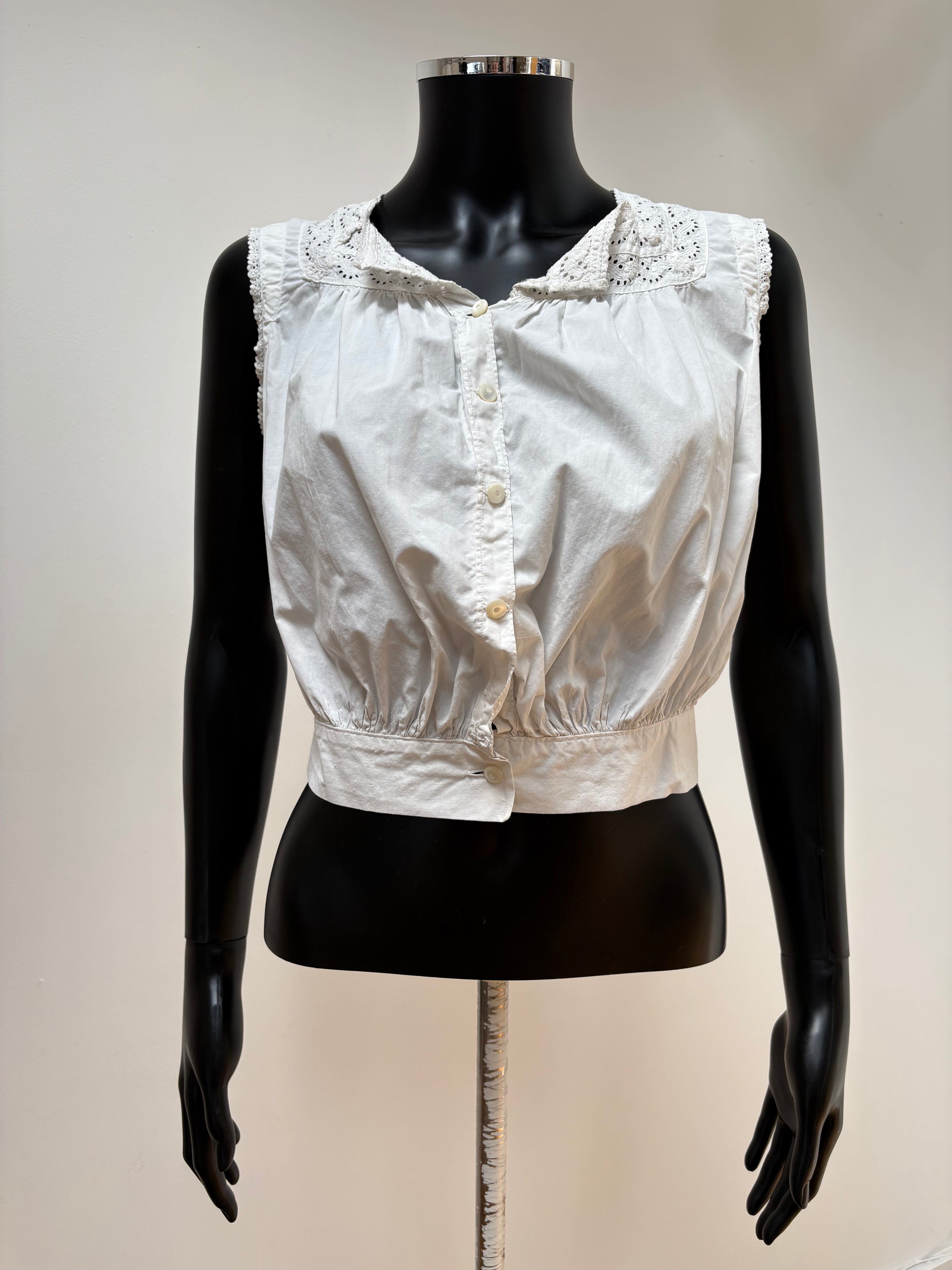 1900s Pure Cotton Corset Cover