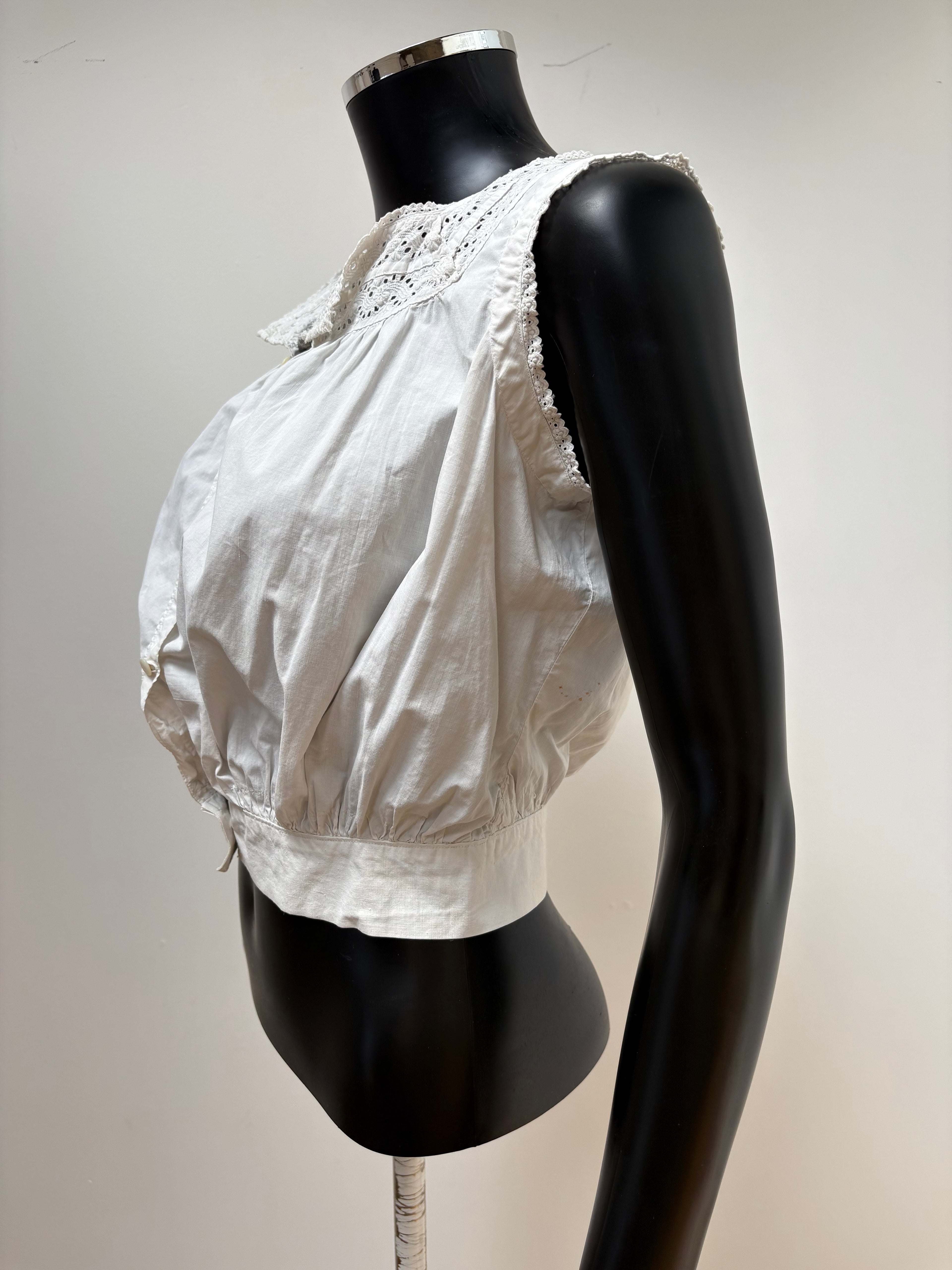 1900s Pure Cotton Corset Cover