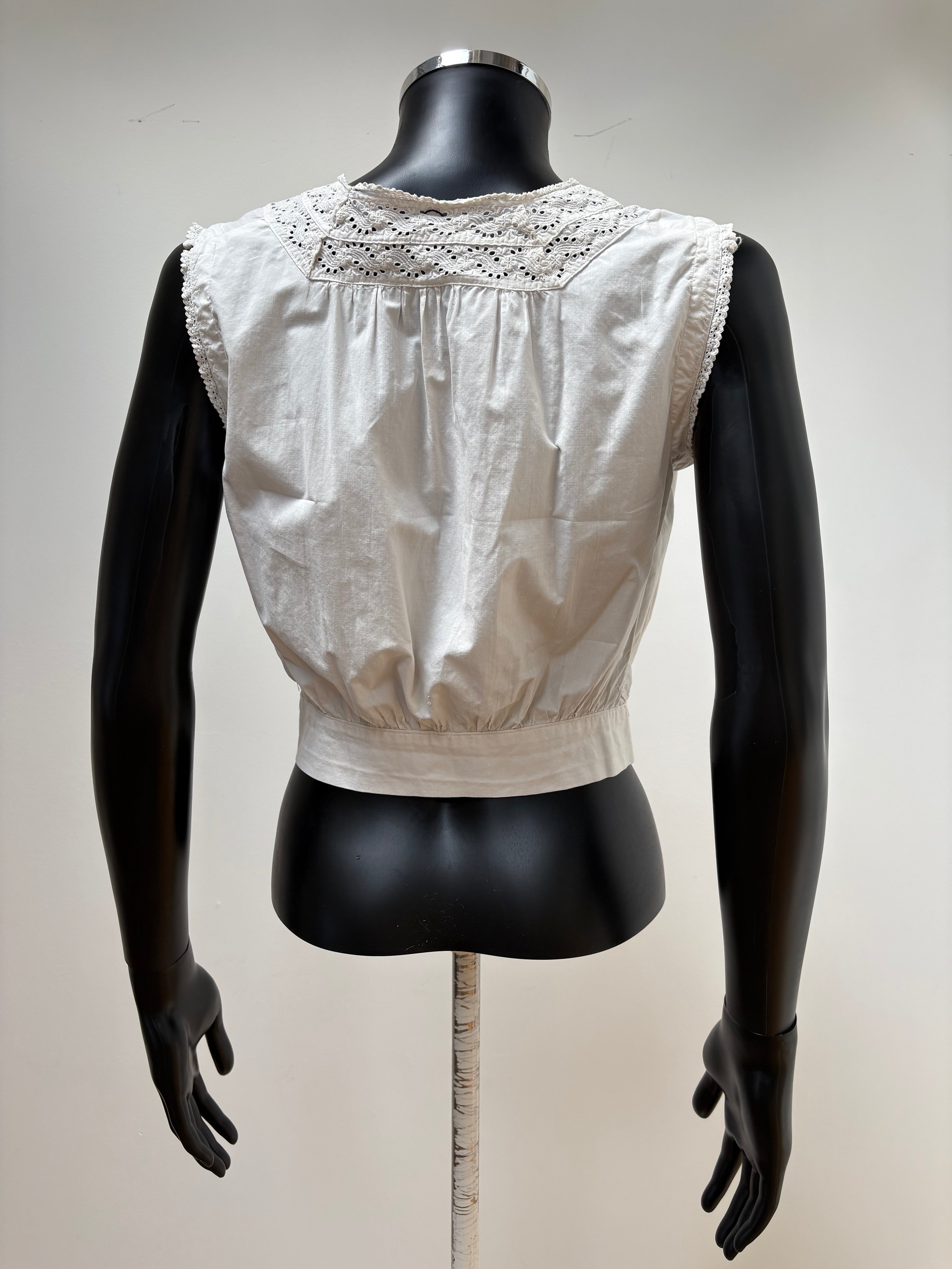 1900s Pure Cotton Corset Cover
