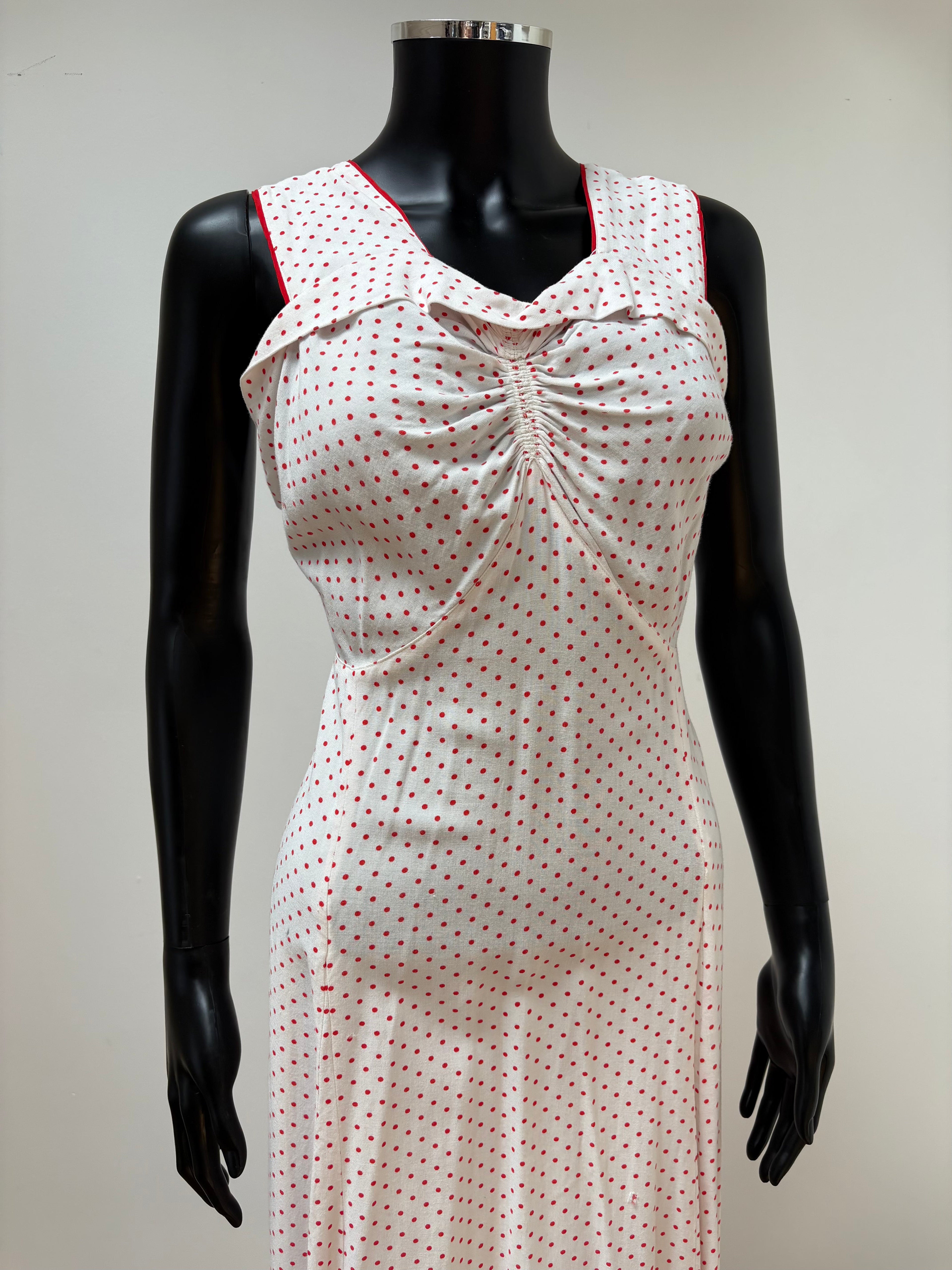 1930s Pure Cotton Matching Dress Set