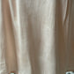 1940s Pink Satin Slip with Smocking