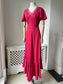 1970s 'Shubette' Fuchsia Pink Maxi Dress