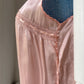 1930s Pink Satin Pyjama Blouse