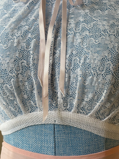 1950s Lace Boudoir Blouse