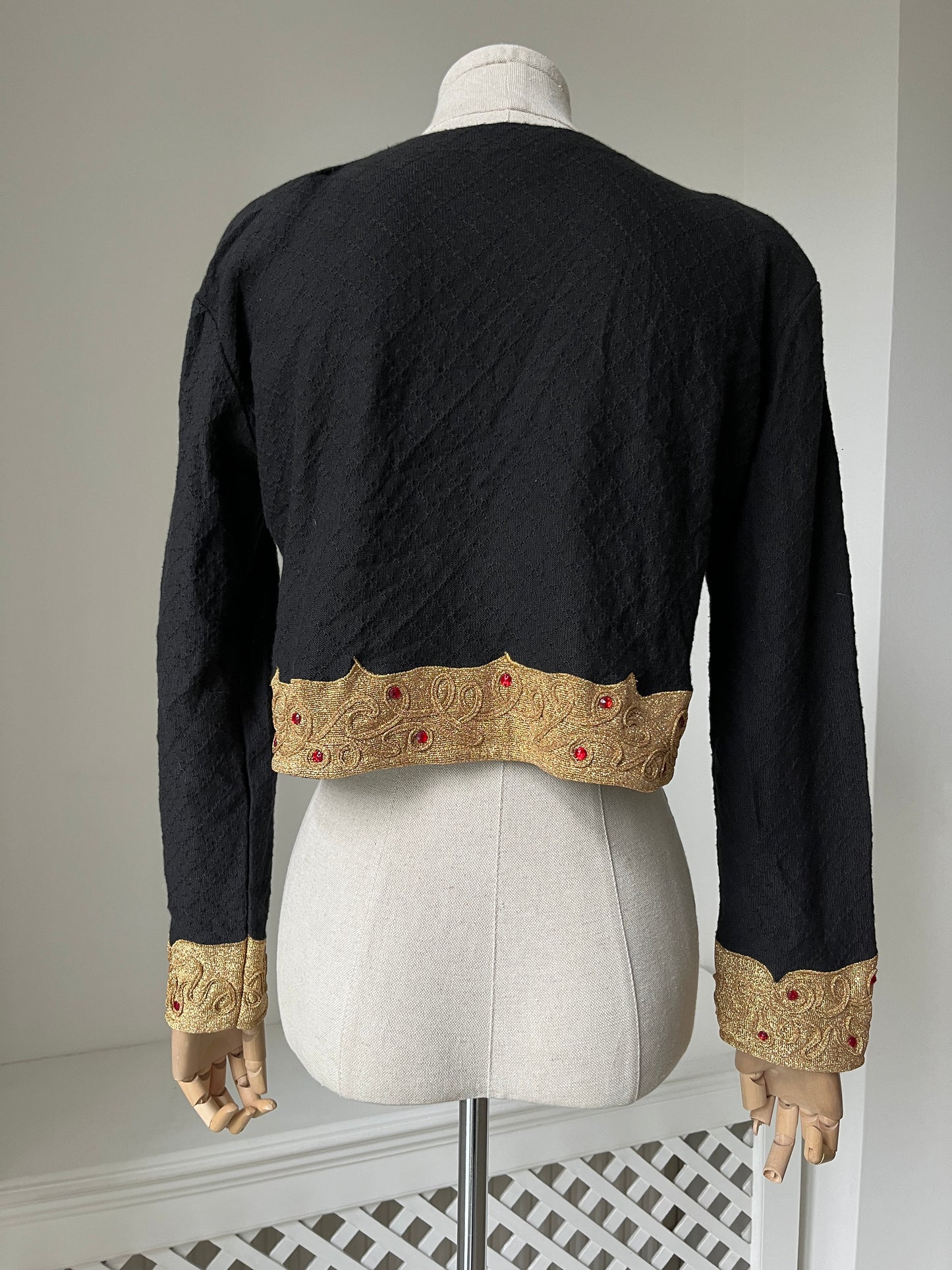 1980s 'Claude Barthelemy' Embellished Cardigan