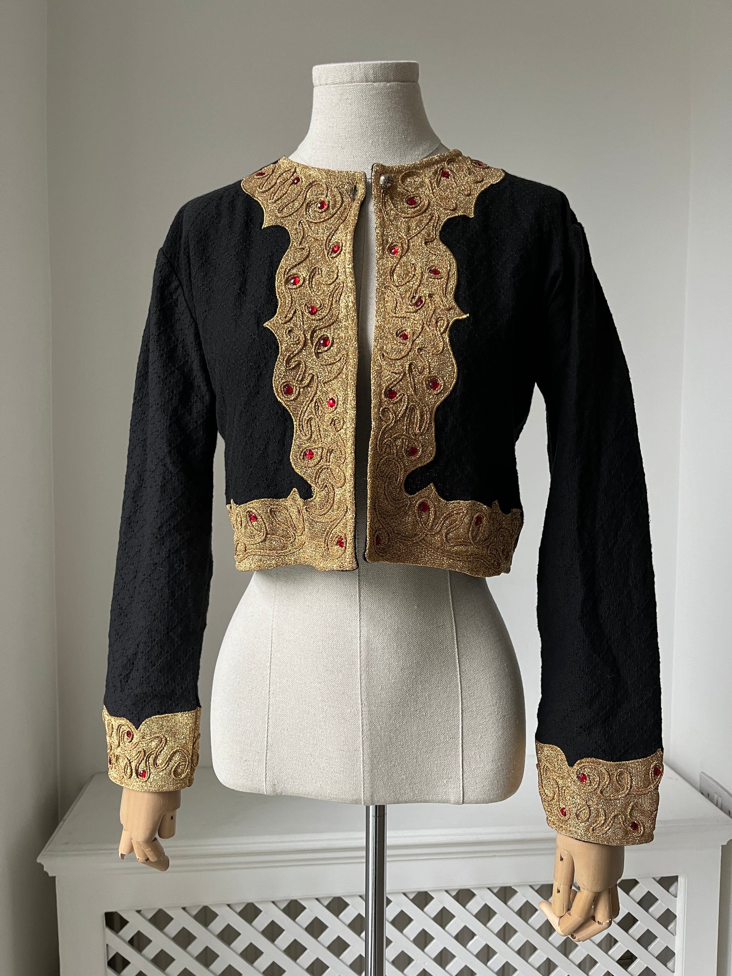 1980s 'Claude Barthelemy' Embellished Cardigan