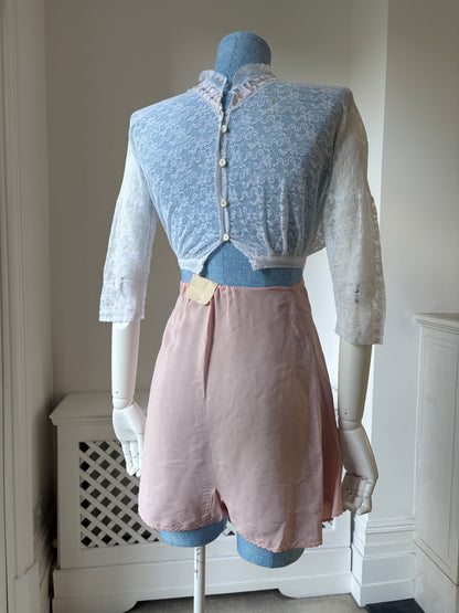 1940s 'CC41' Deadstock Pink Tap Pants